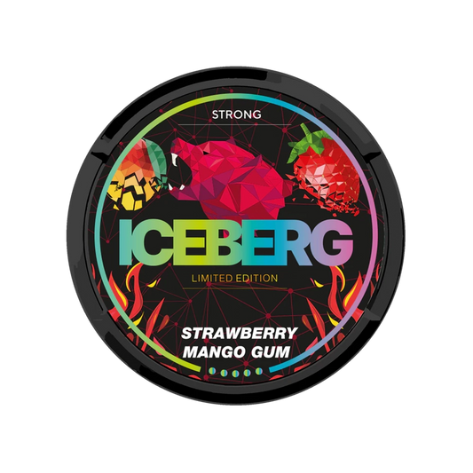 ICEBERG STRAWBERRY MANGO GUM STRONG