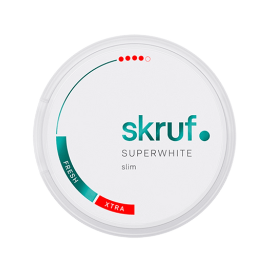 SKRUF WHITE FRESH #4 - Snuspoint